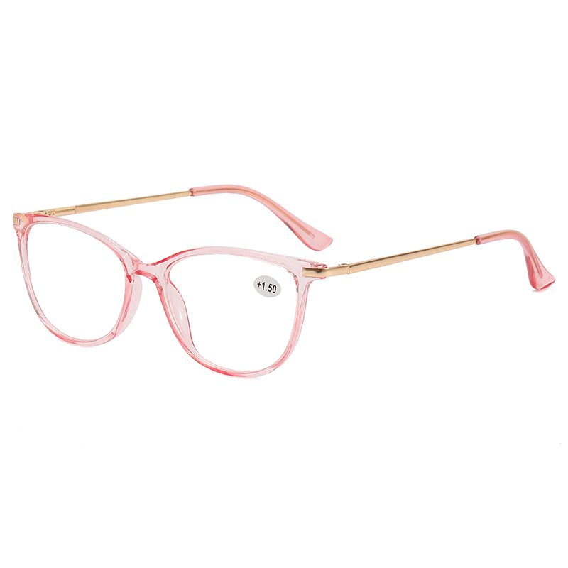 CLEAR MINI CAT-EYE READING GLASSES