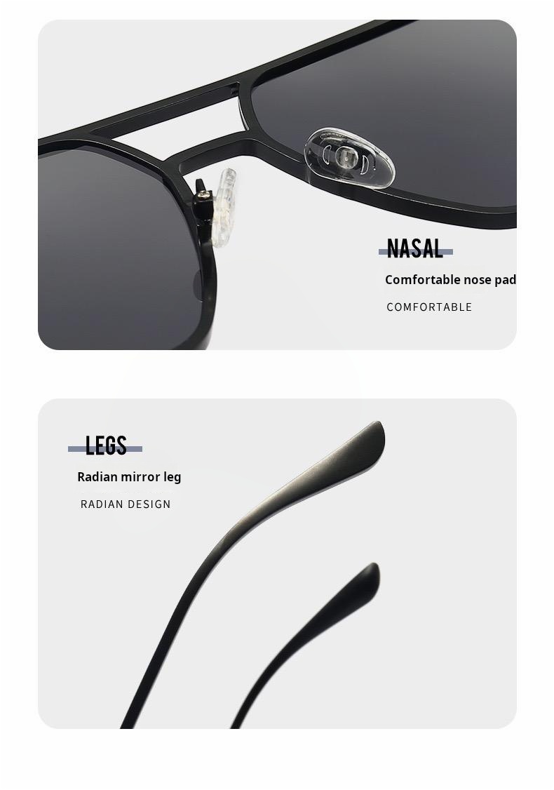 OPTIGEMS 2024 New sunglasses day-night dual-use polarized photochromic glasses driving fishing sunglasses