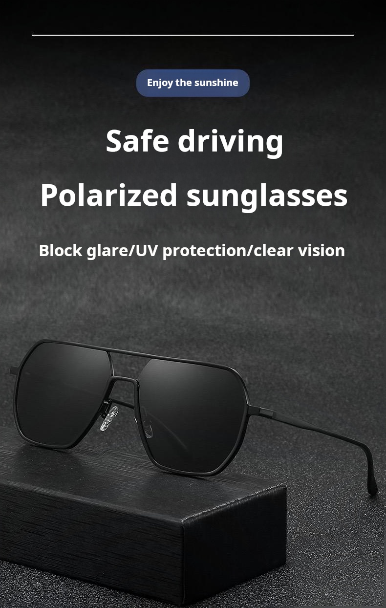 OPTIGEMS 2024 New sunglasses day-night dual-use polarized photochromic glasses driving fishing sunglasses