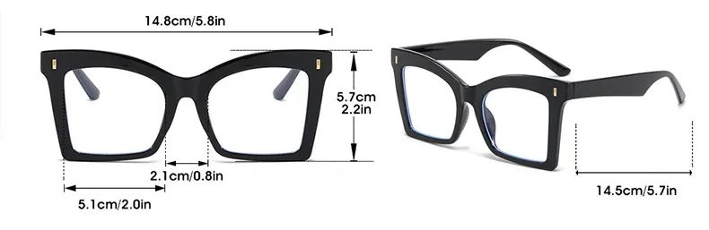 VINTAGE LARGE-FRAME READING GLASSES