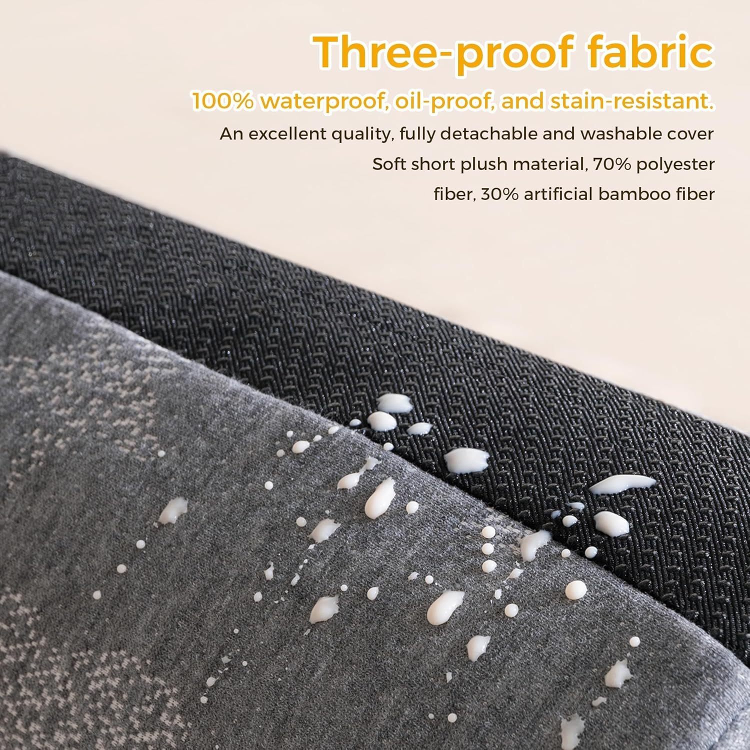 Bed Guard for Toddlers Foldable and with Pad from Foam Bed Bumpers Rail with Dual Non-Slip Pads Waterproof Washable Soft Removable Cover Safe Bed Rail for Kids Seniors