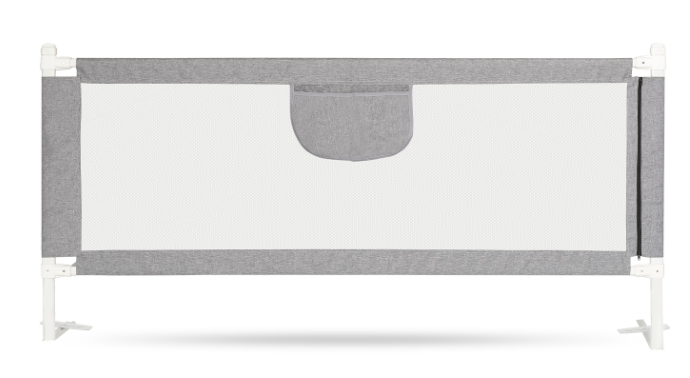 Baby Playpen Baby Guard Safety Assisting Rails Double Button Vertical Lift Bed Guardrail Crib Fence Anti-fall Child Protection Bed Baffle Heightening Anti-collision Anti-drop