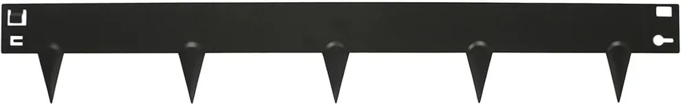 5pc Black Lawn Edging Kit – 5m x 8cm – Outdoor Garden Grass Flower Plant Bed Stone Path Patio Gravel Border Edging Rolls