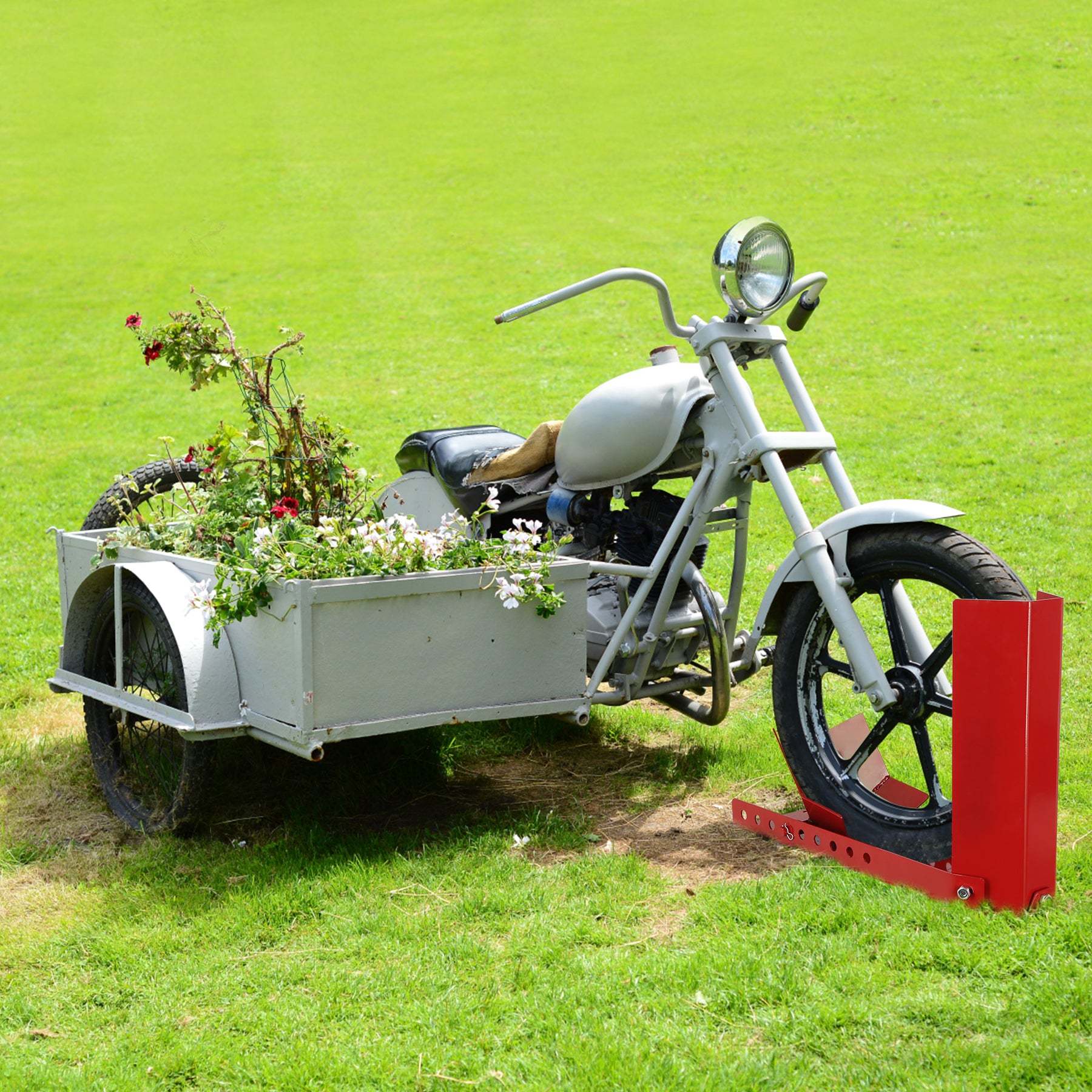 Motorcycle rocker trailer motorcycle stand