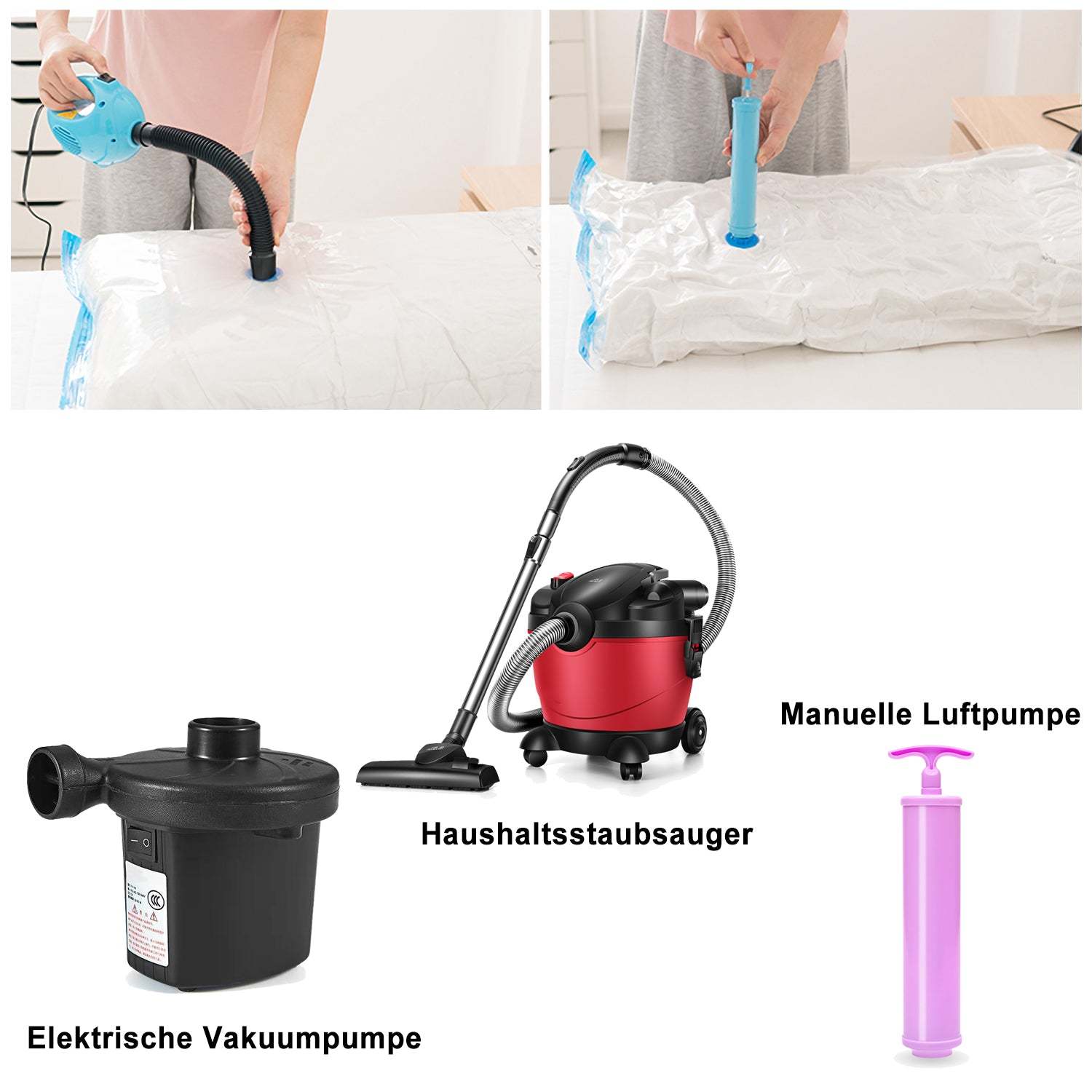 5x storage bags vacuum bags