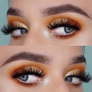 3D Faux Mink Eyelashes Reusable Soft 10 Pairs Fake Lashes Pack Waterproof False Eyelash Set for Daily Use Easy to Apply (10 Pairs-15mm)