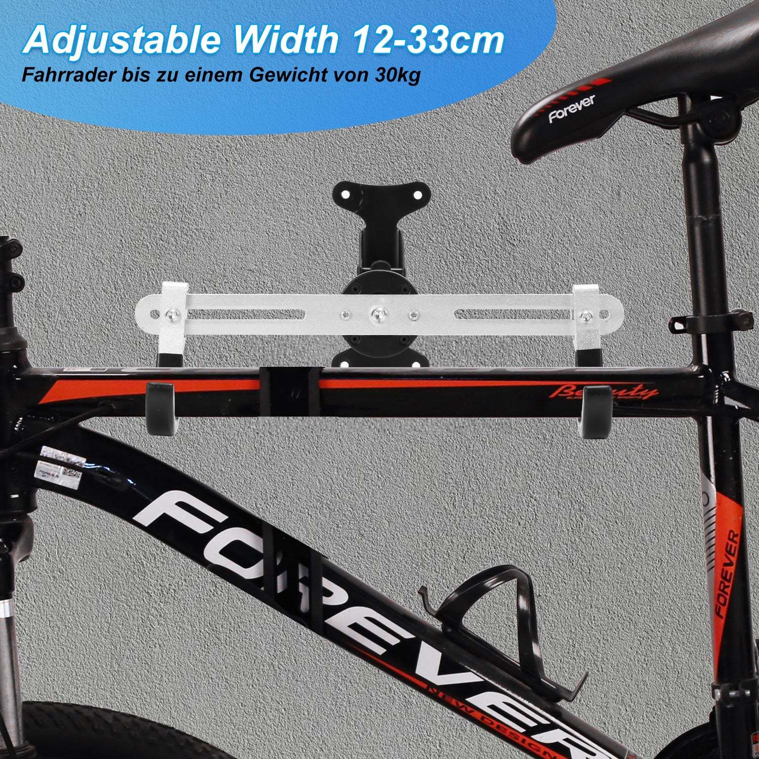 Bicycle mount wall foldable 360°
