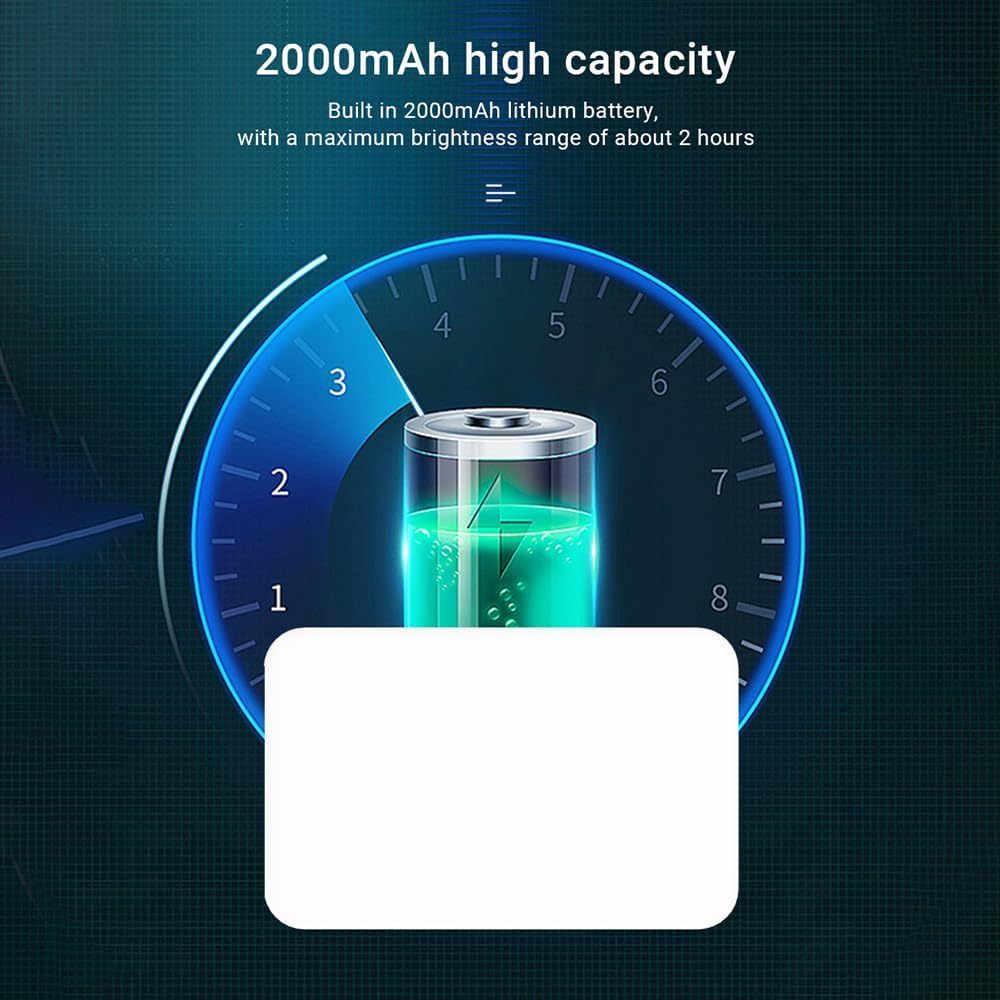 Video Light LED with Clip, Selfie Streaming Light with 80 LED Beads, 3000K-6500K, LED light with 5 Modes, 120G Portable Camera Light for Outdoor Mobile/Vlog/Photography