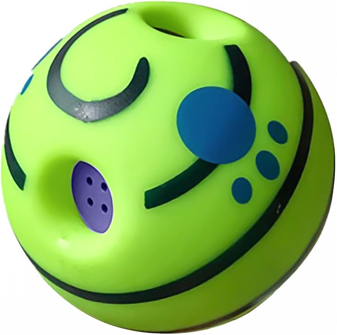 Interactive Dog Toys Giggle Ball for Dogs Squeaky Dog Balls with Funny Sounds Keep Your Dog Happy All Day Indestructible Dog Toys for Large,Medium and Small Pet Relieve Anxiety and Boredom