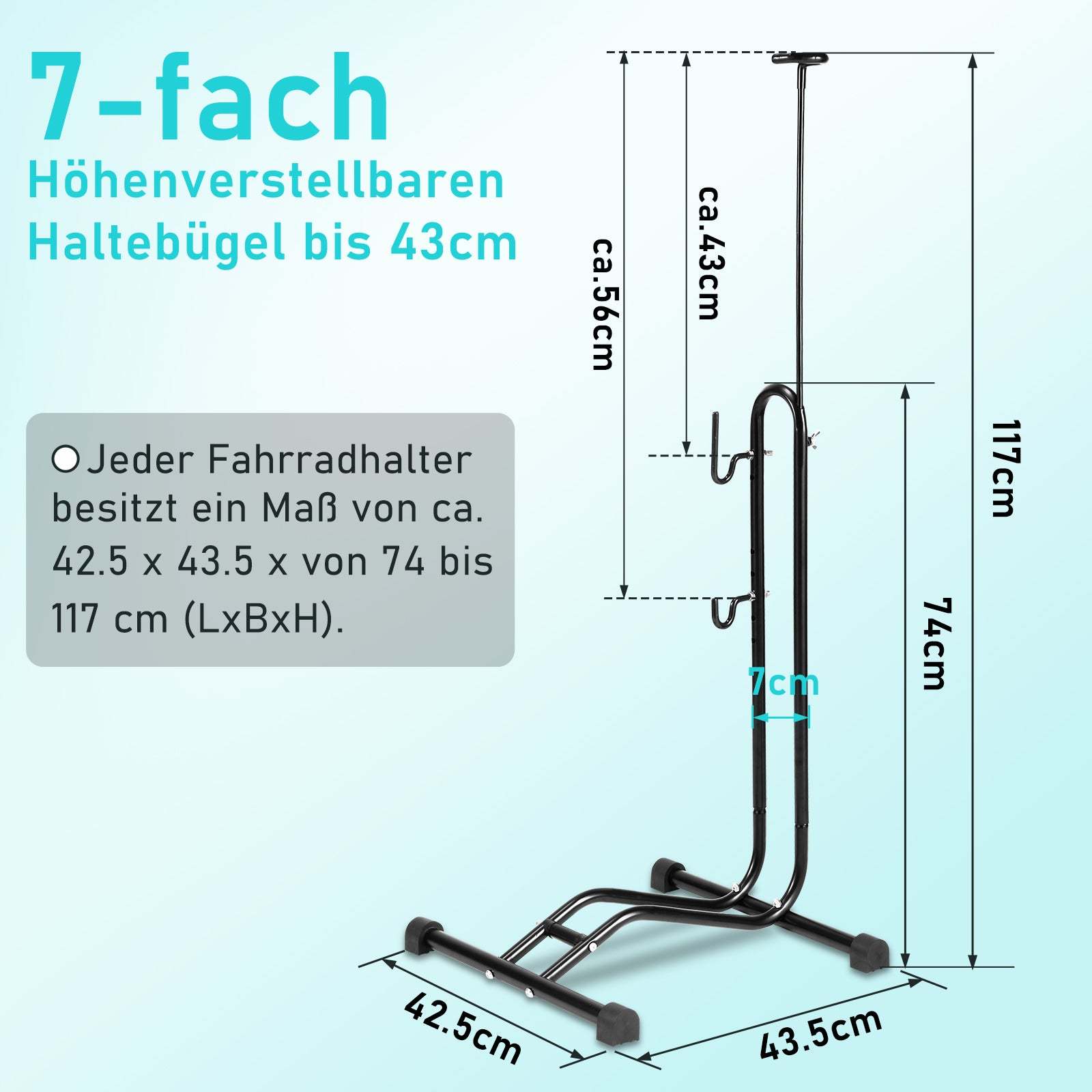 3 in 1 bike stand floor 20 to 29 inches