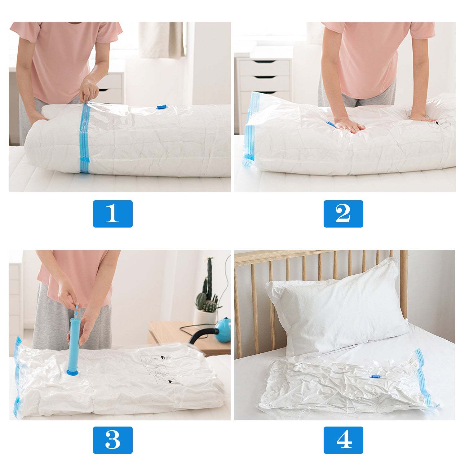 5x storage bags vacuum bags