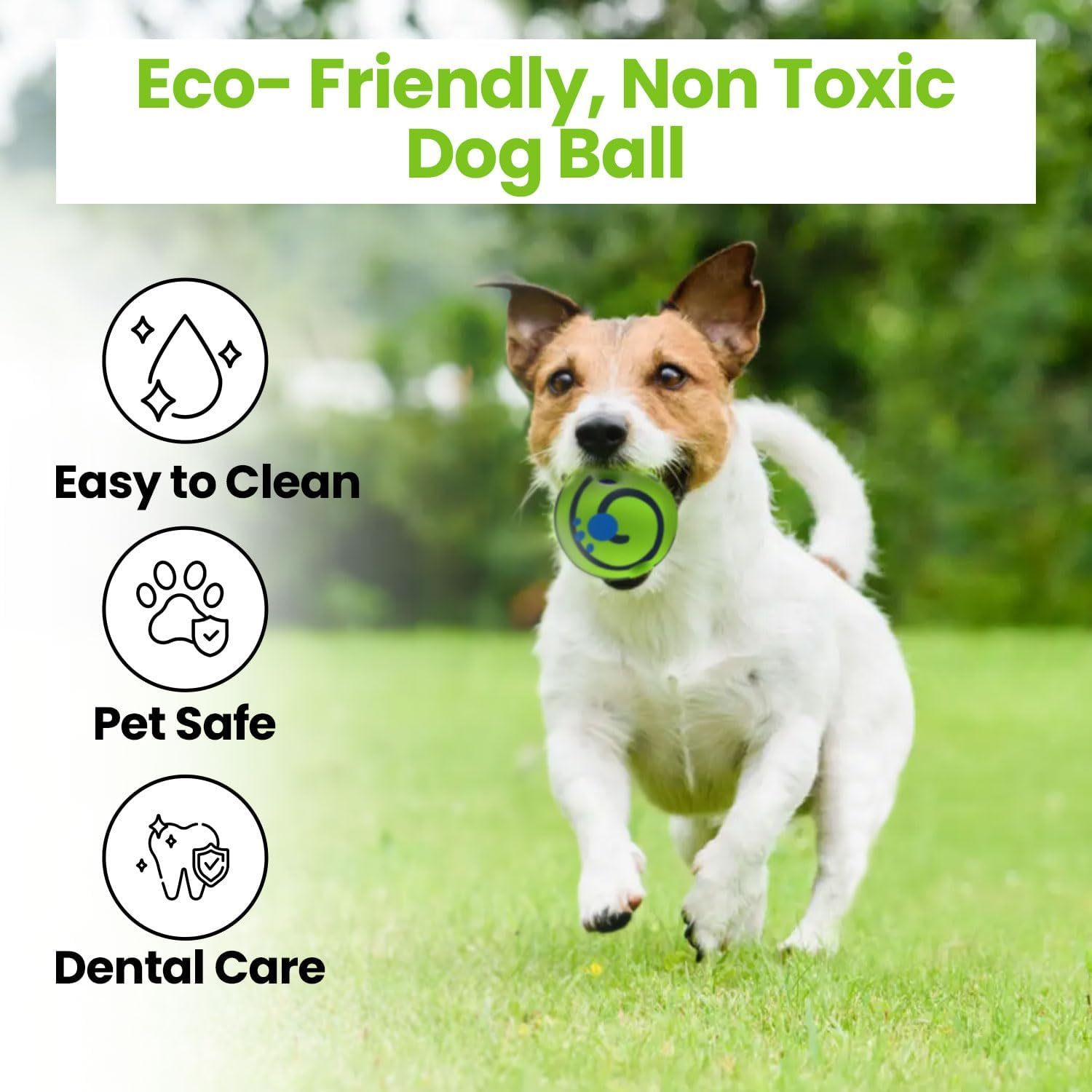 Interactive Dog Toys Giggle Ball for Dogs Squeaky Dog Balls with Funny Sounds Keep Your Dog Happy All Day Indestructible Dog Toys for Large,Medium and Small Pet Relieve Anxiety and Boredom