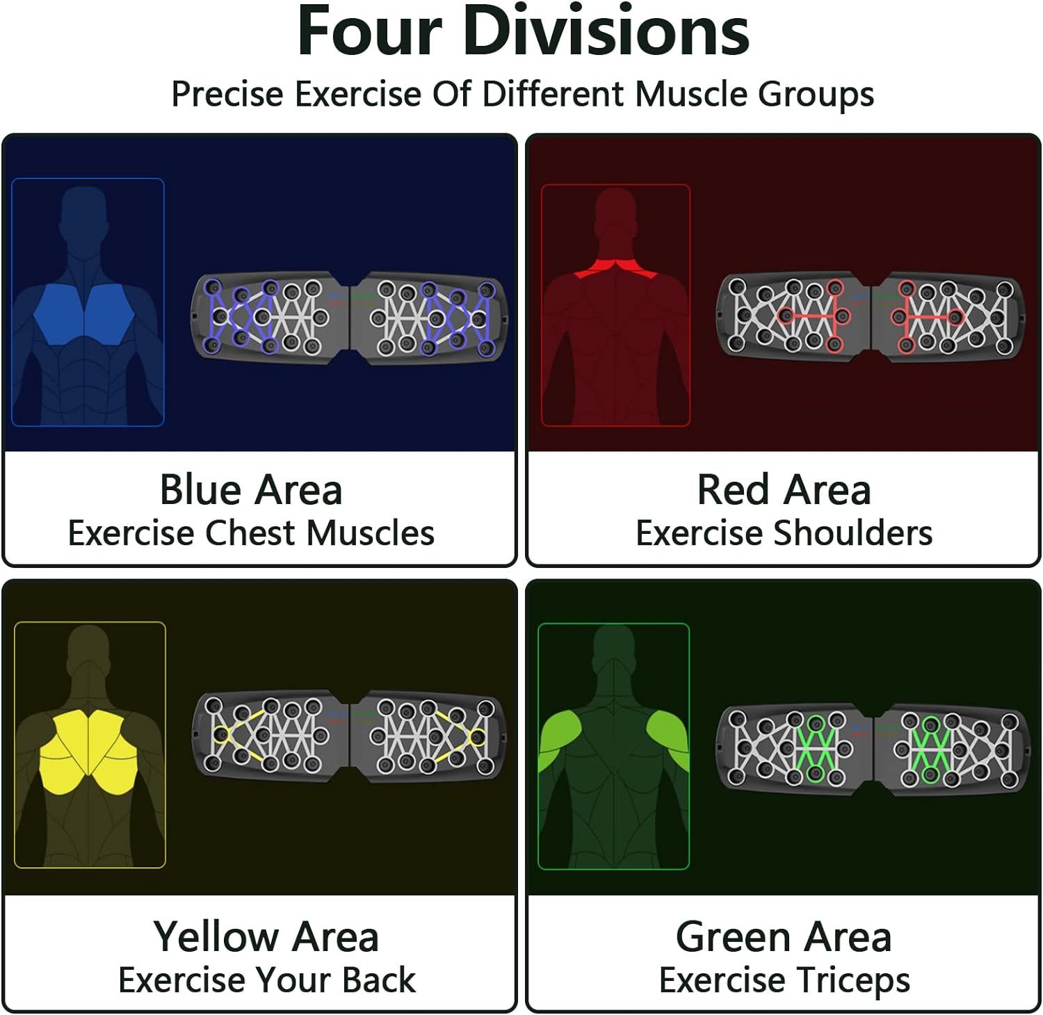 Push Up Board, Portable Multi-Function Detachable 14 in 1 Pushup Bar, Strength Training Pushup Stand with Handles for Men Women Workout Fitness Chest Muscle Exercise Professional Equipment