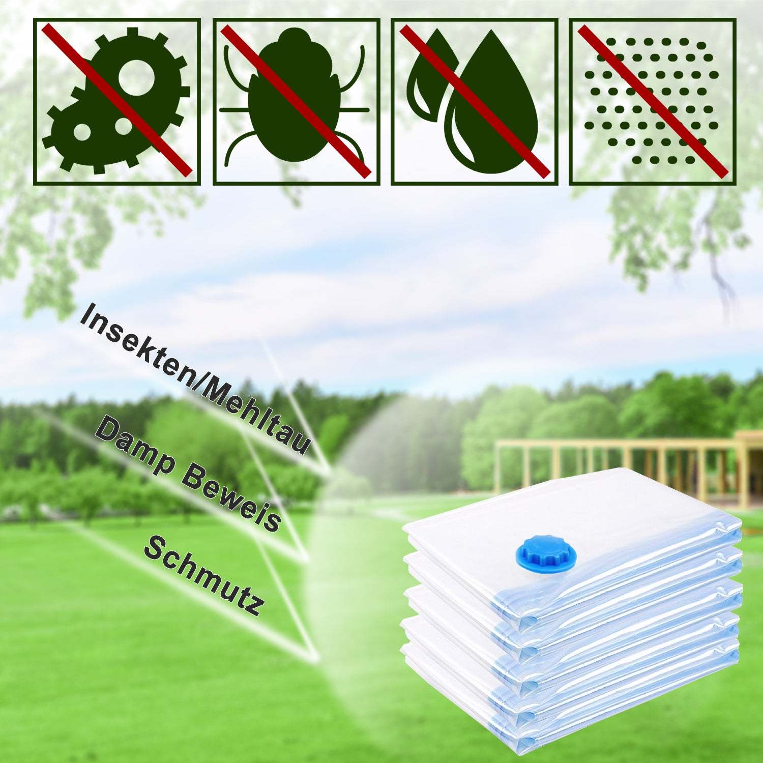 5x storage bags vacuum bags