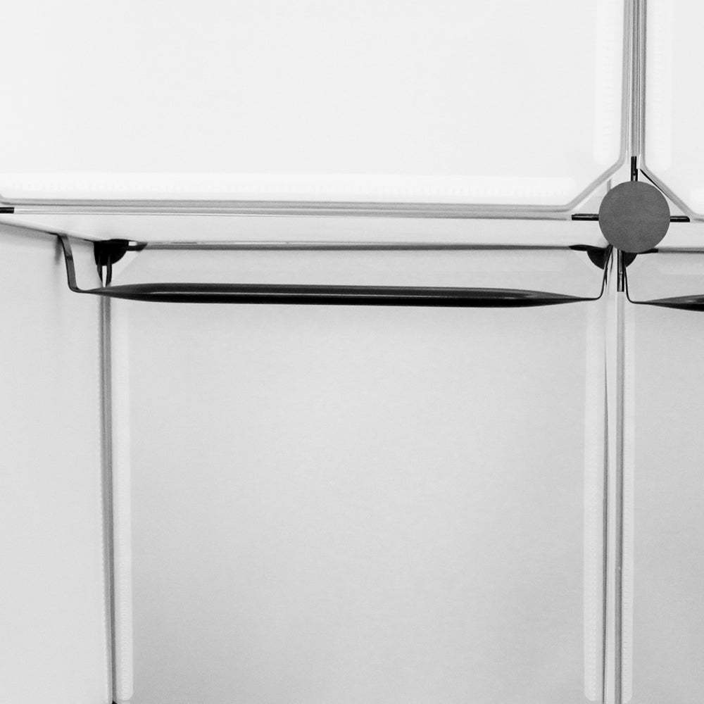 Shelving system wardrobe plug-in shelf with doors