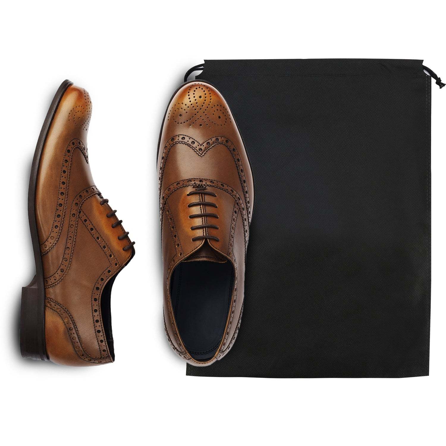 Pack of 5 suit garment bags including shoe bags