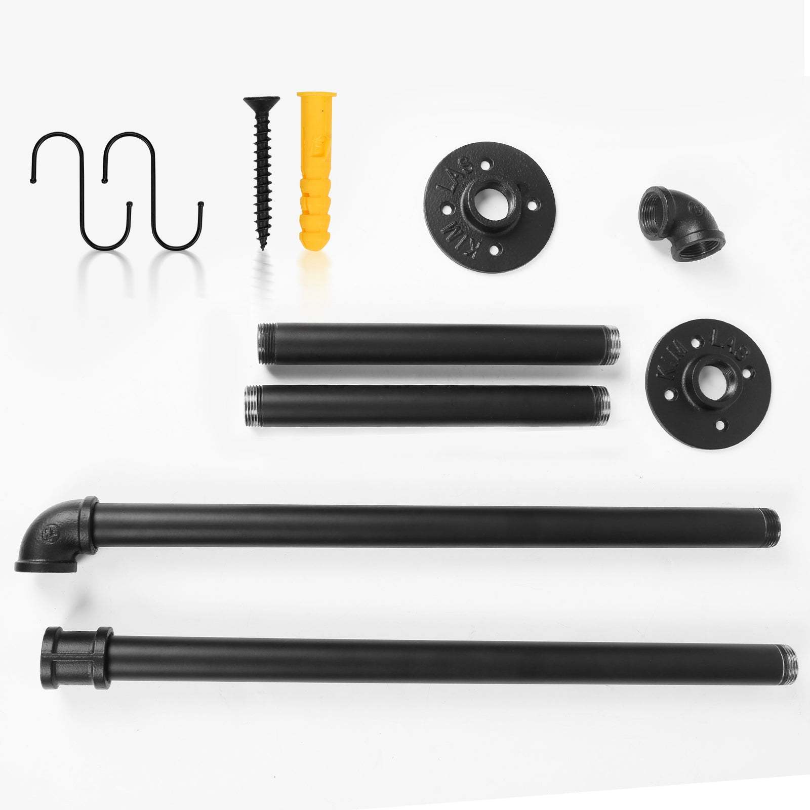 Wall mounted clothes rail 92cm