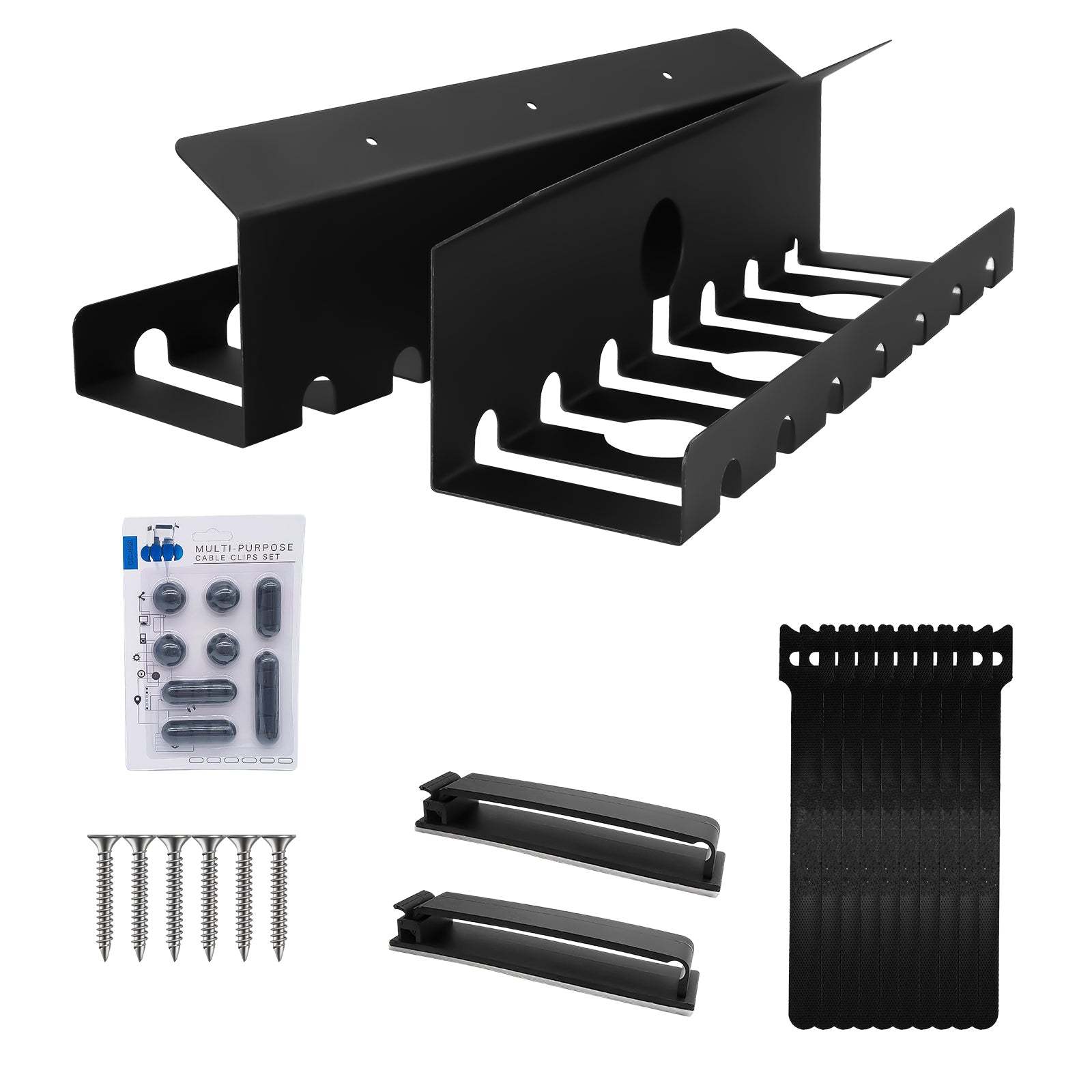 Cable holder desk cable pipe organizer