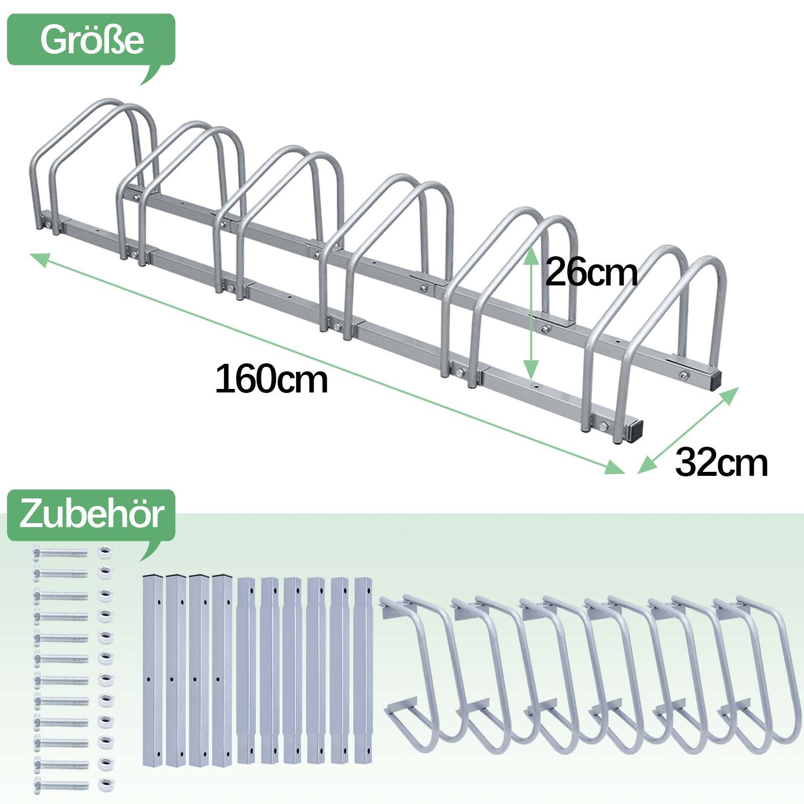 Bike stand for 2/3/4/5/6 bikes