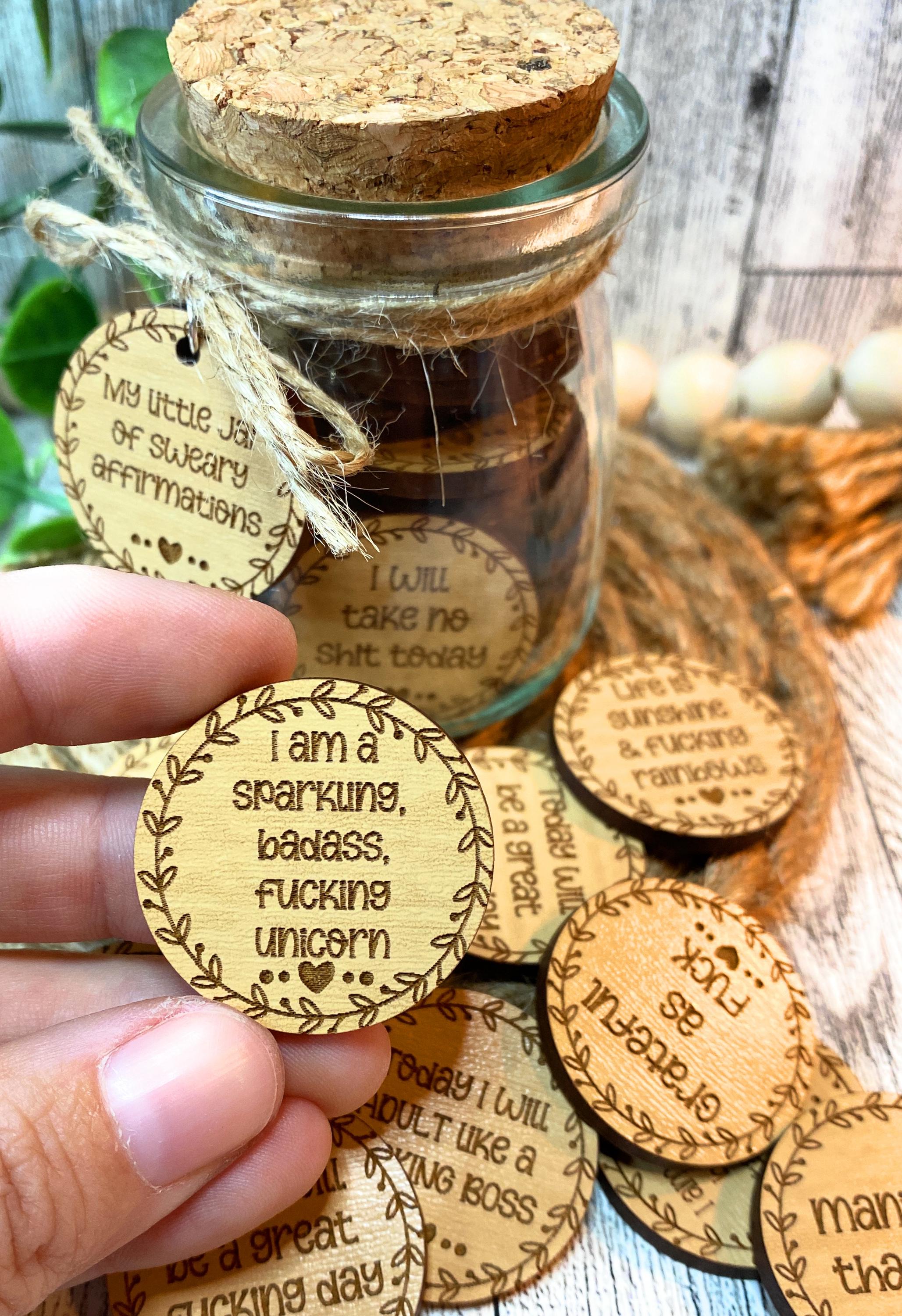 My Little Jar of Sweary Affirmations, Adult Affirmations