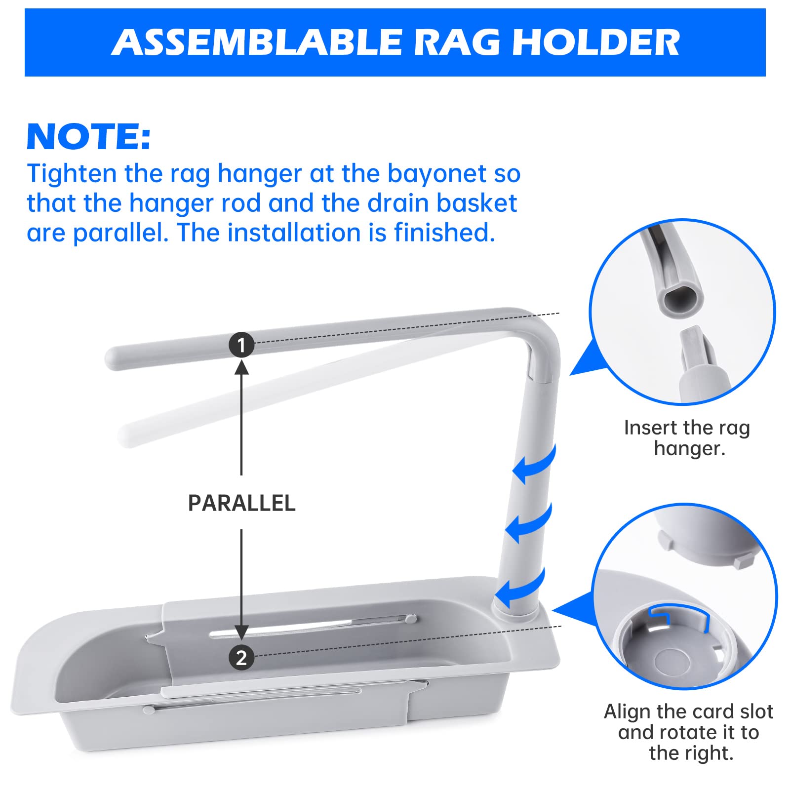 Telescopic Sink Storage Rack 