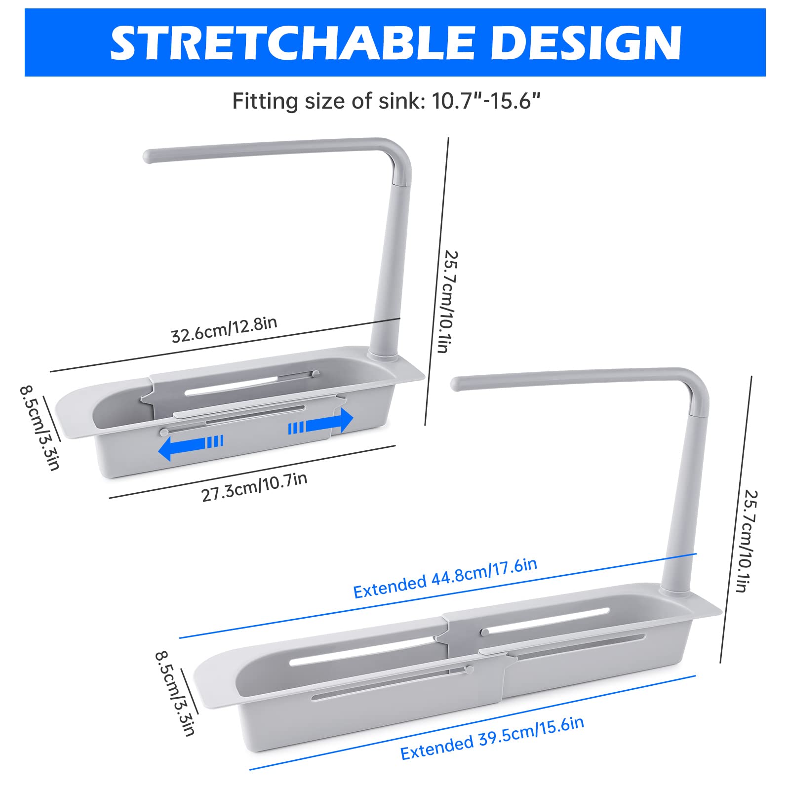 Telescopic Sink Storage Rack 