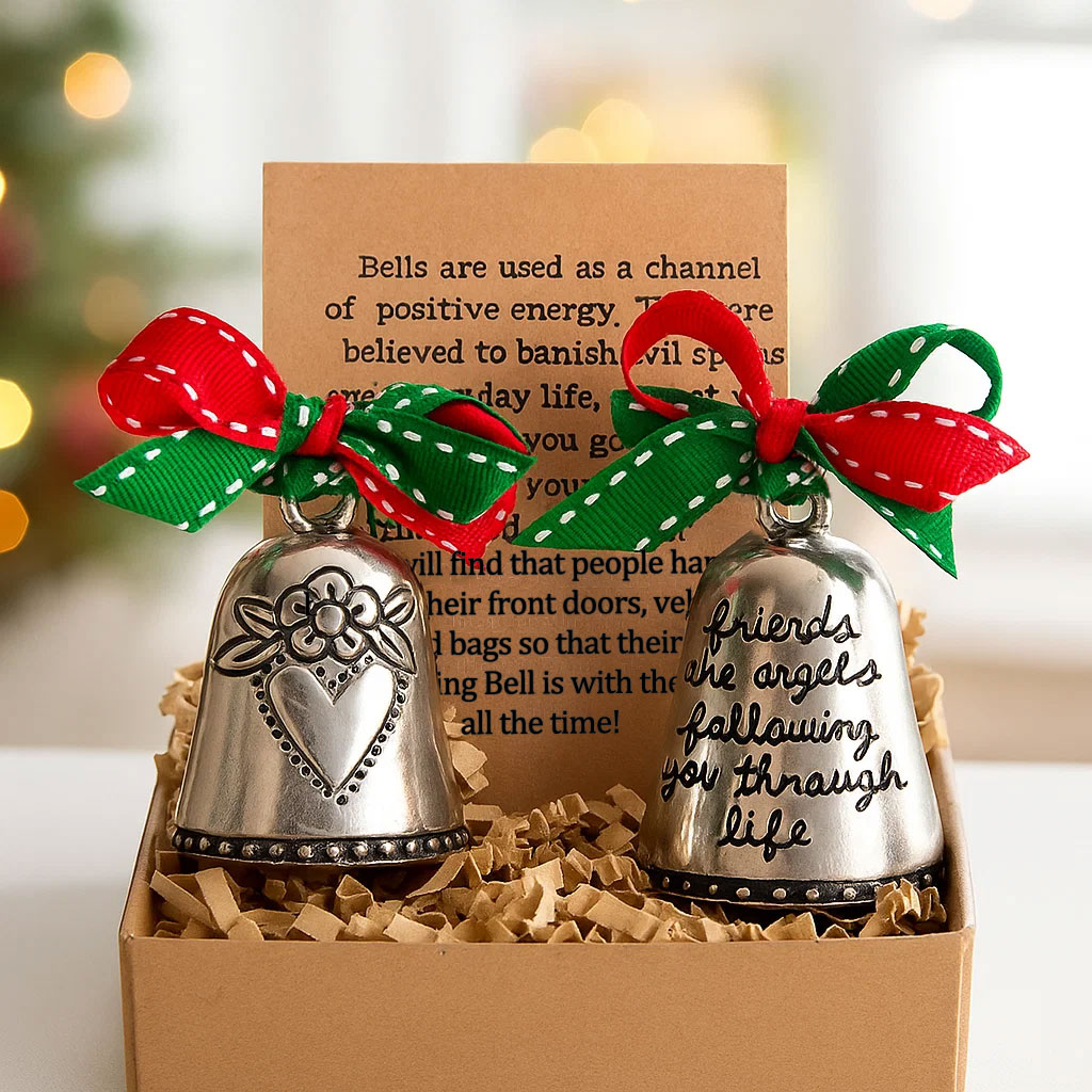 Friendship Blessing Bell Christmas Ornaments