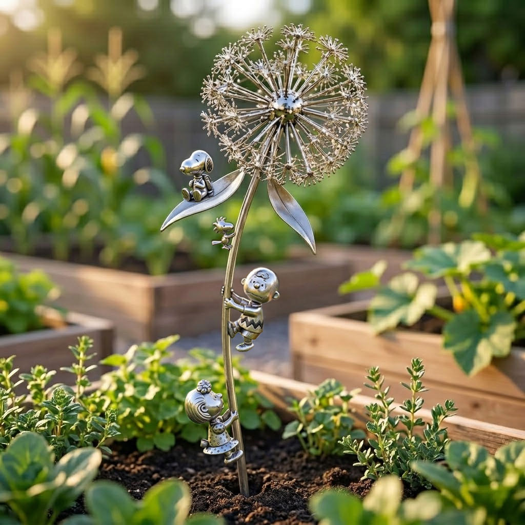 SNP Dandelion Garden Stake