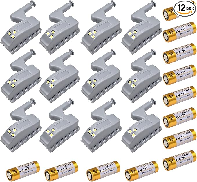 LED Cabinet Hinge Lights – Automatic Door-Activated Cabinet Lighting