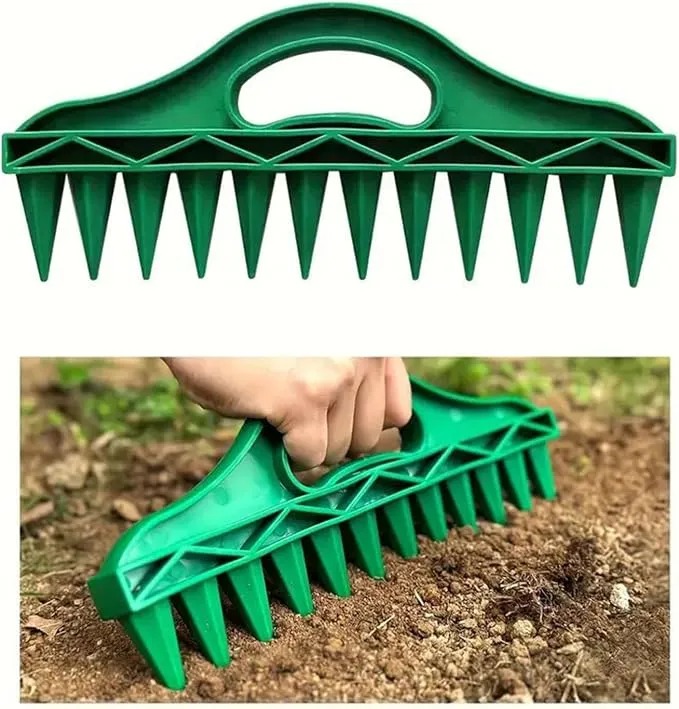 12 Hole Seed Dibber Seed Spacing Tool, Vegetable Seed Planter Tool