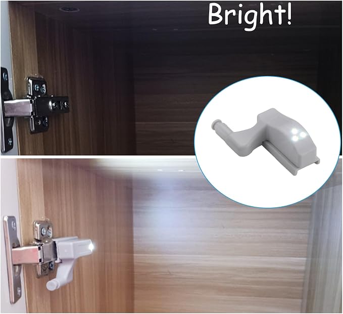 LED Cabinet Hinge Lights – Automatic Door-Activated Cabinet Lighting