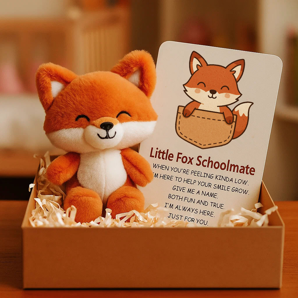 Little Fox Schoolmate / First Day of School Gift