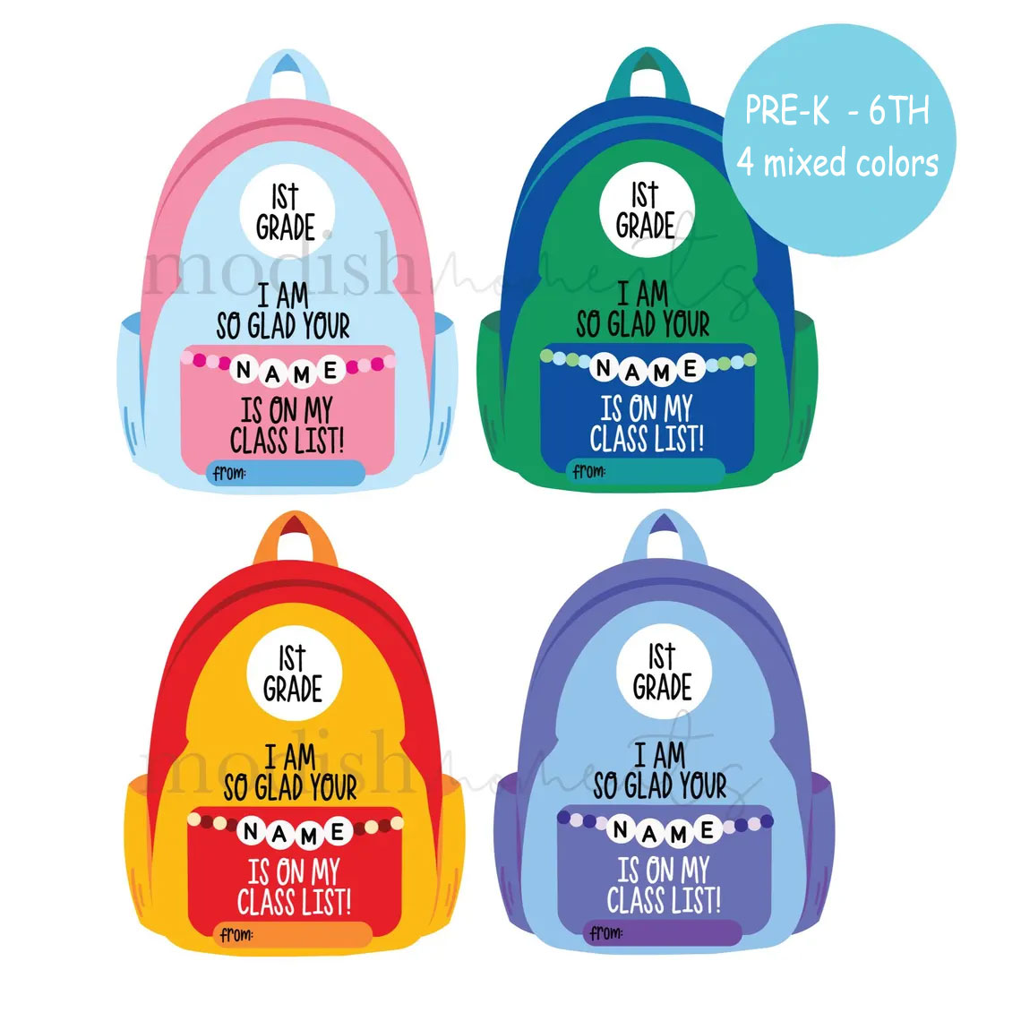 First Day of School Gift / Gift from Teacher