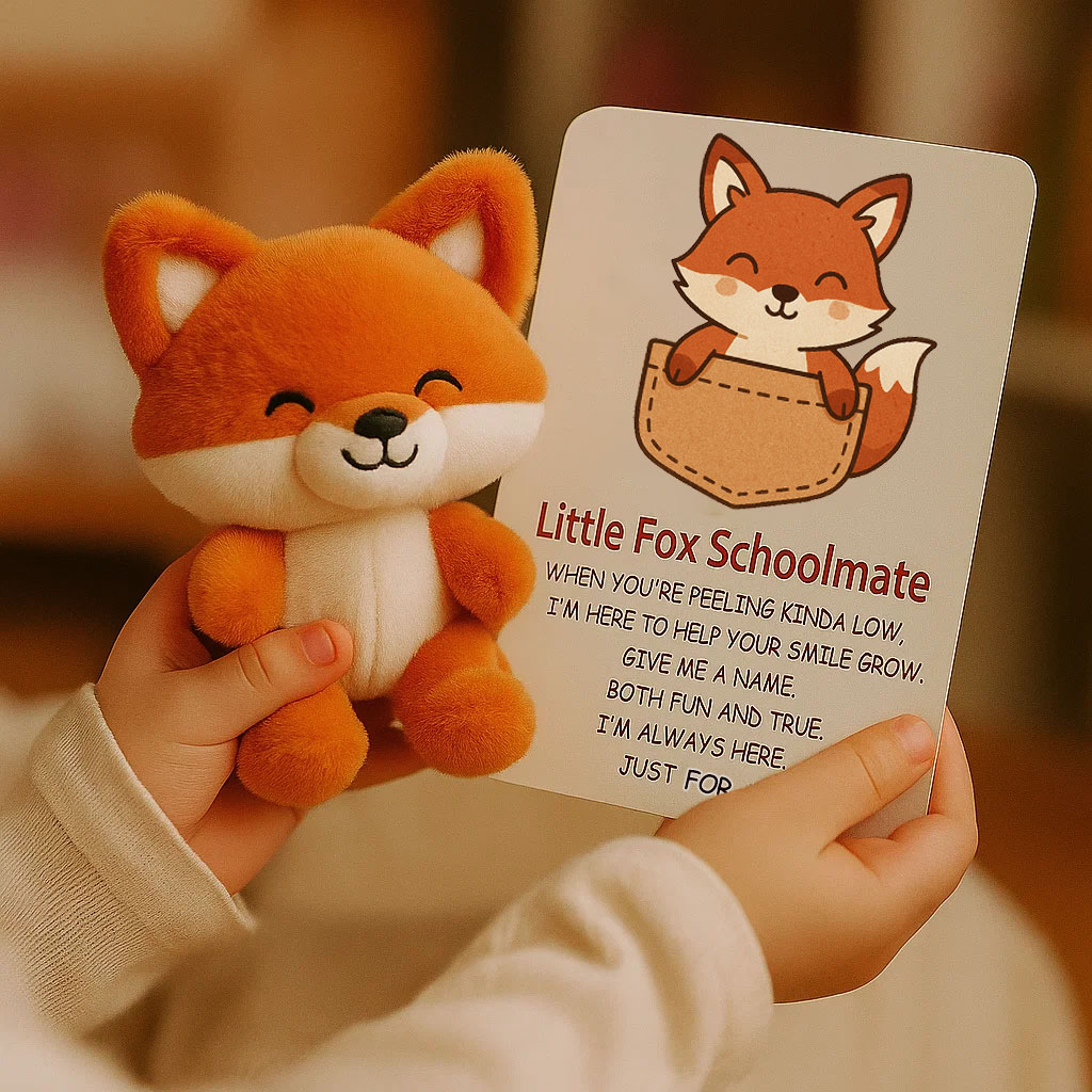 Little Fox Schoolmate / First Day of School Gift