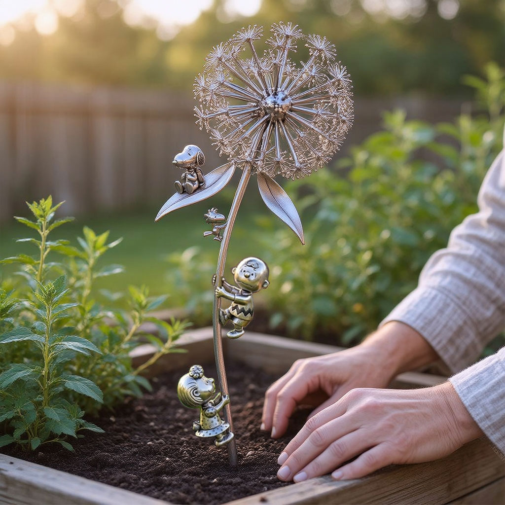 SNP Dandelion Garden Stake