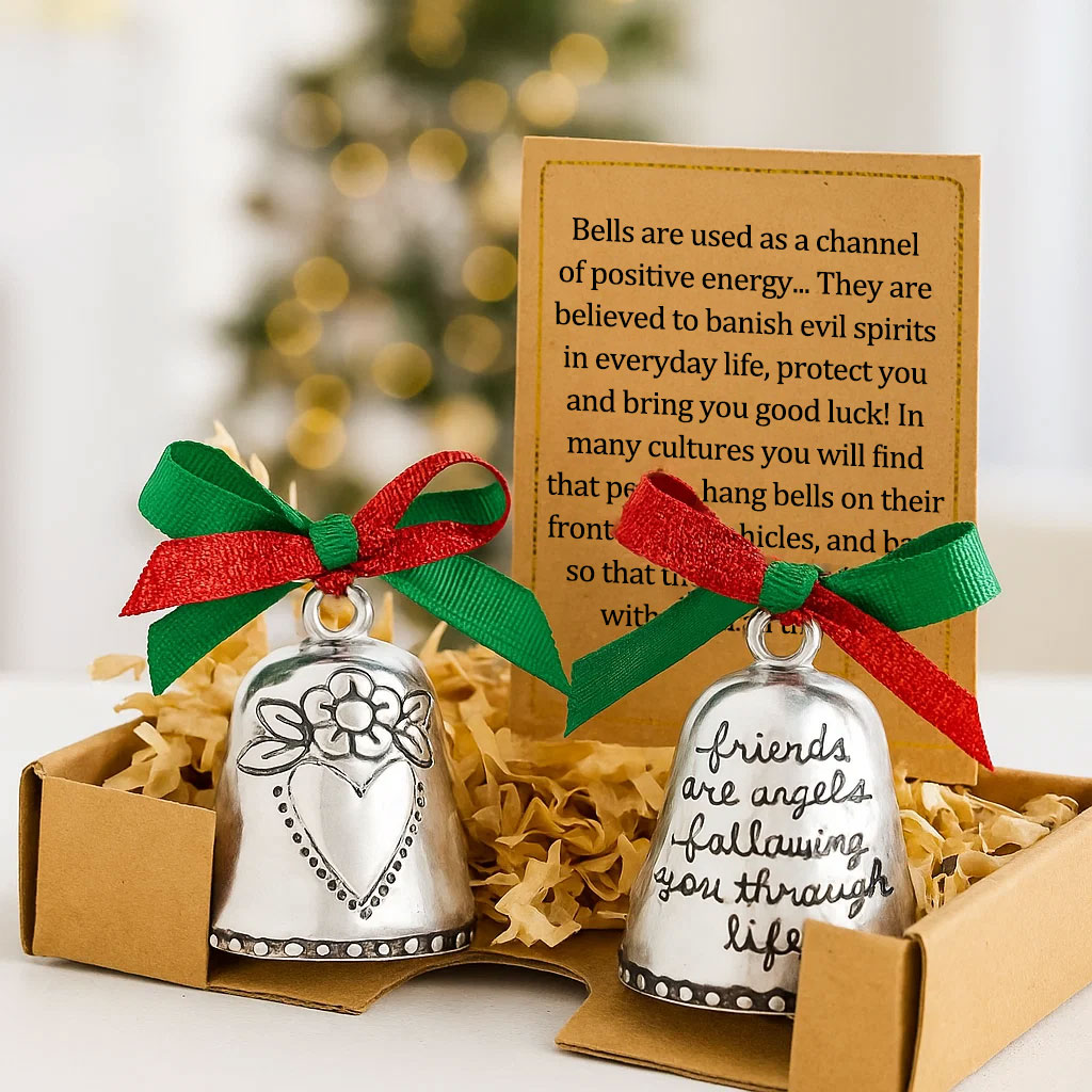 Friendship Blessing Bell Christmas Ornaments