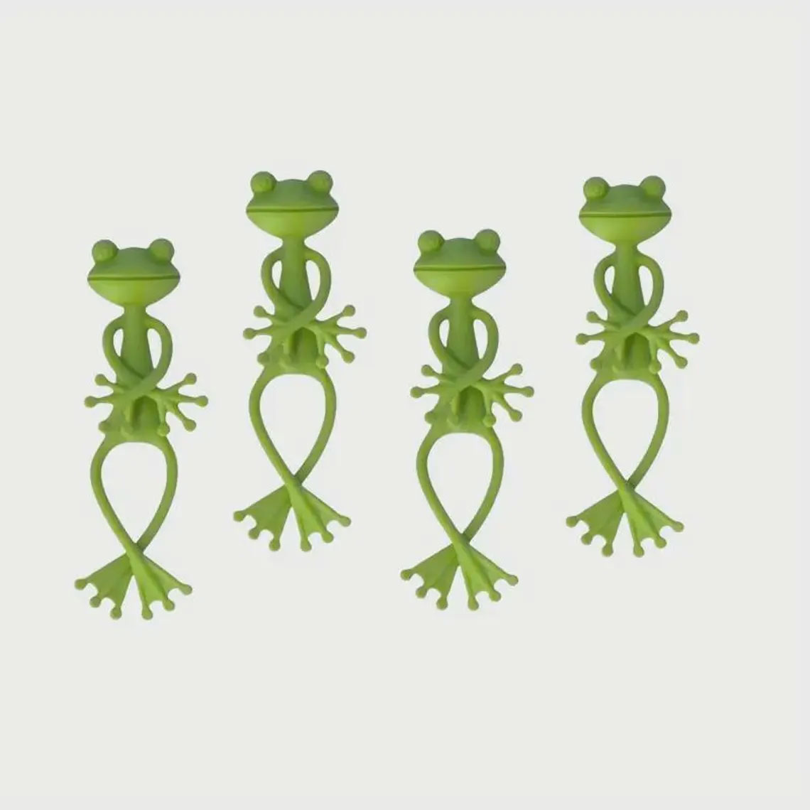 Bendy Frog Plant Support Clips| Cute Adjustable Frog Vine Holders