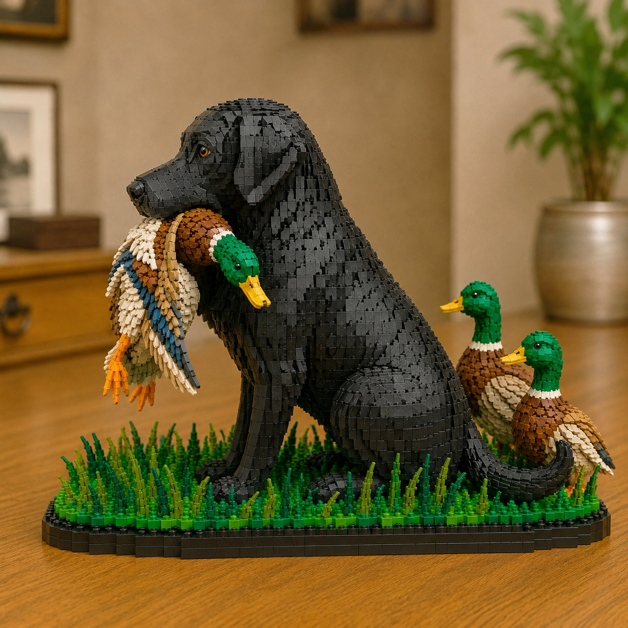 Labrador Retriever Hunting Building Blocks Set