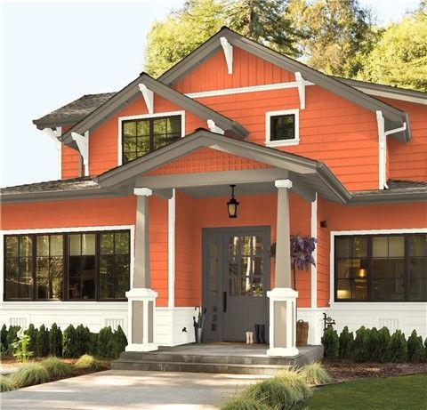 Blissful Oranges Exterior Paints