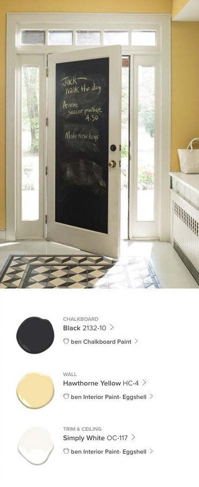 Interior Chalkboard Paint