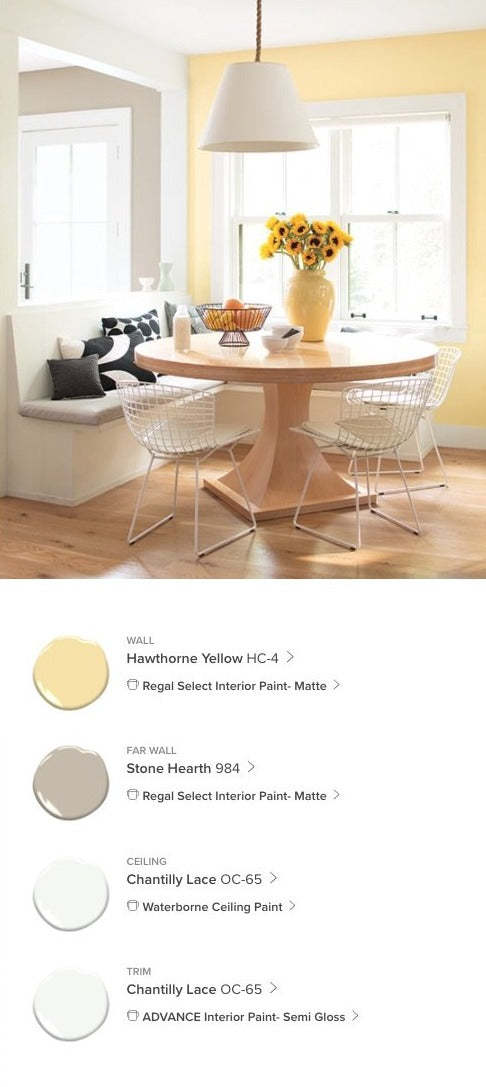 "Charmer Yellows" Interior Paints 