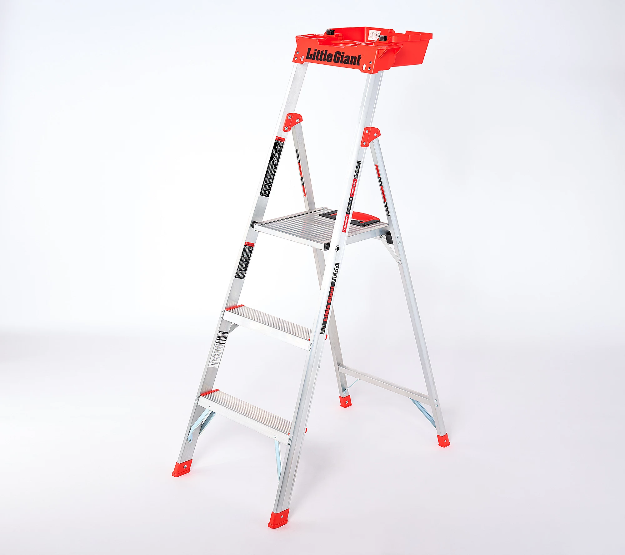 Little Giant Hero Lightweight Step Ladder w/ Utility Box