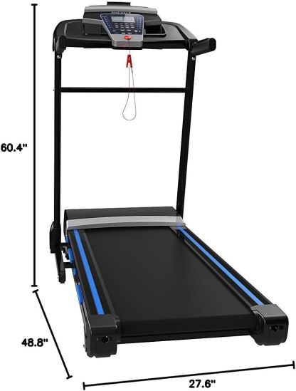 ANCHEER 3.25HP Treadmill,APP Treadmill 300lb Capacity