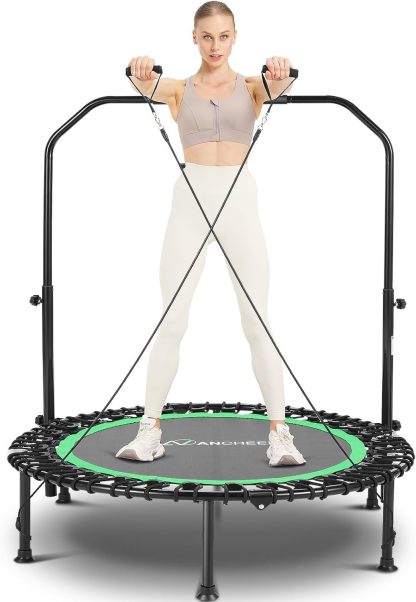 ANCHEER Foldable Mini Trampoline for Adults