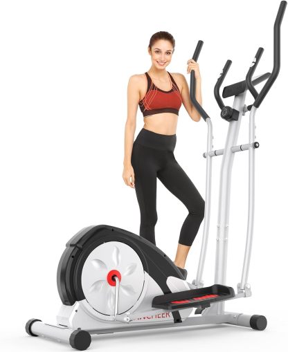 ANCHEER Elliptical Exercise Machine, Ultra-Silent Magnetic Elliptical Training Machines for Home Gym