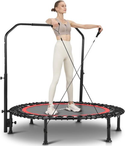ANCHEER Foldable Mini Trampoline for Adults