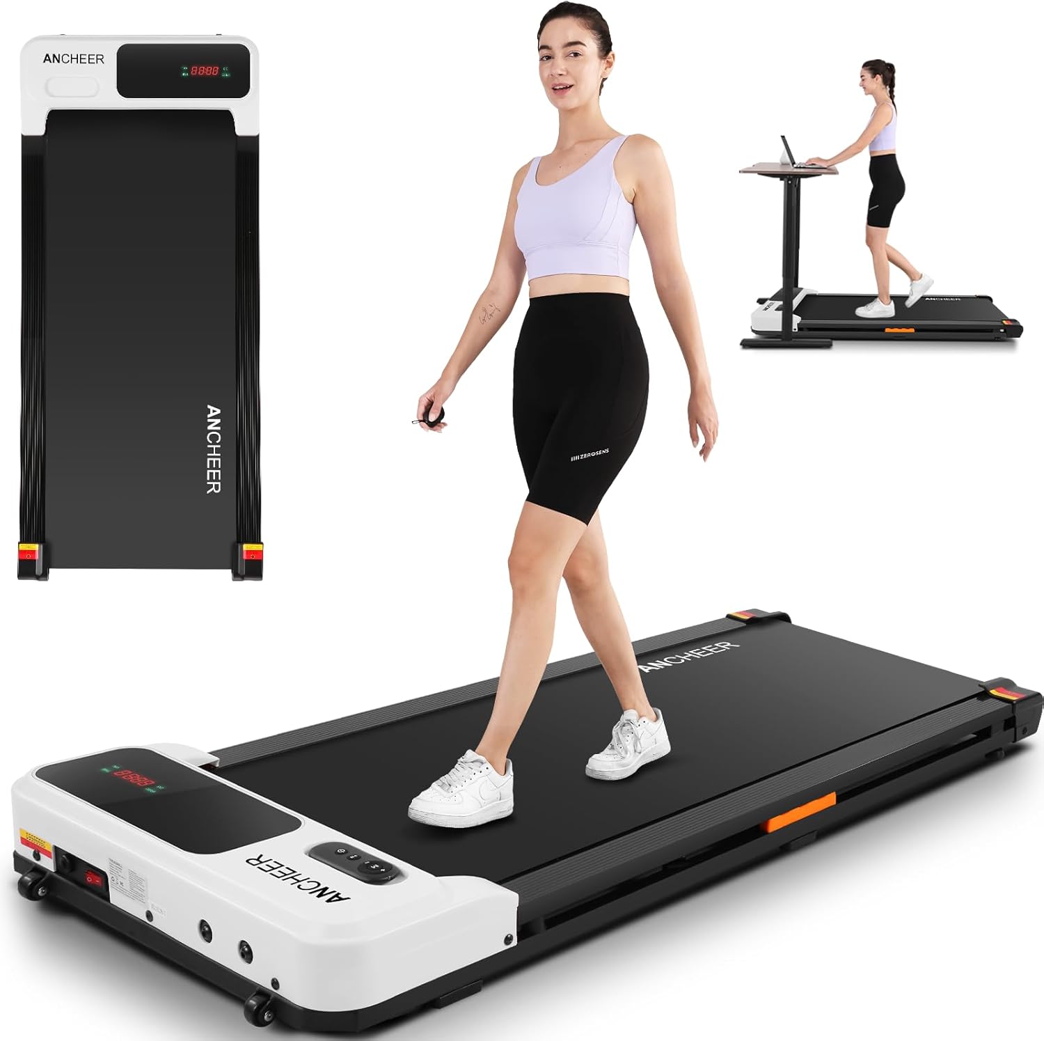 ANCHEER Walking Pad Under Desk Treadmill