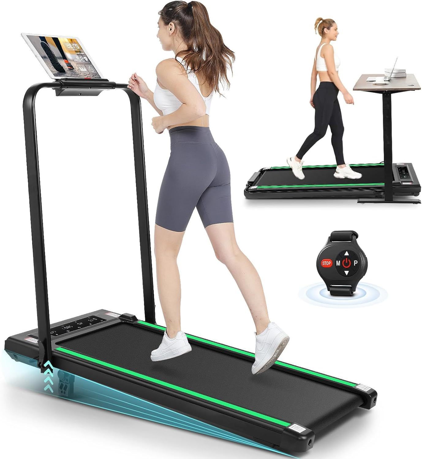 ANCHEER Treadmills, 3 in 1 Folding Treadmill with Incline