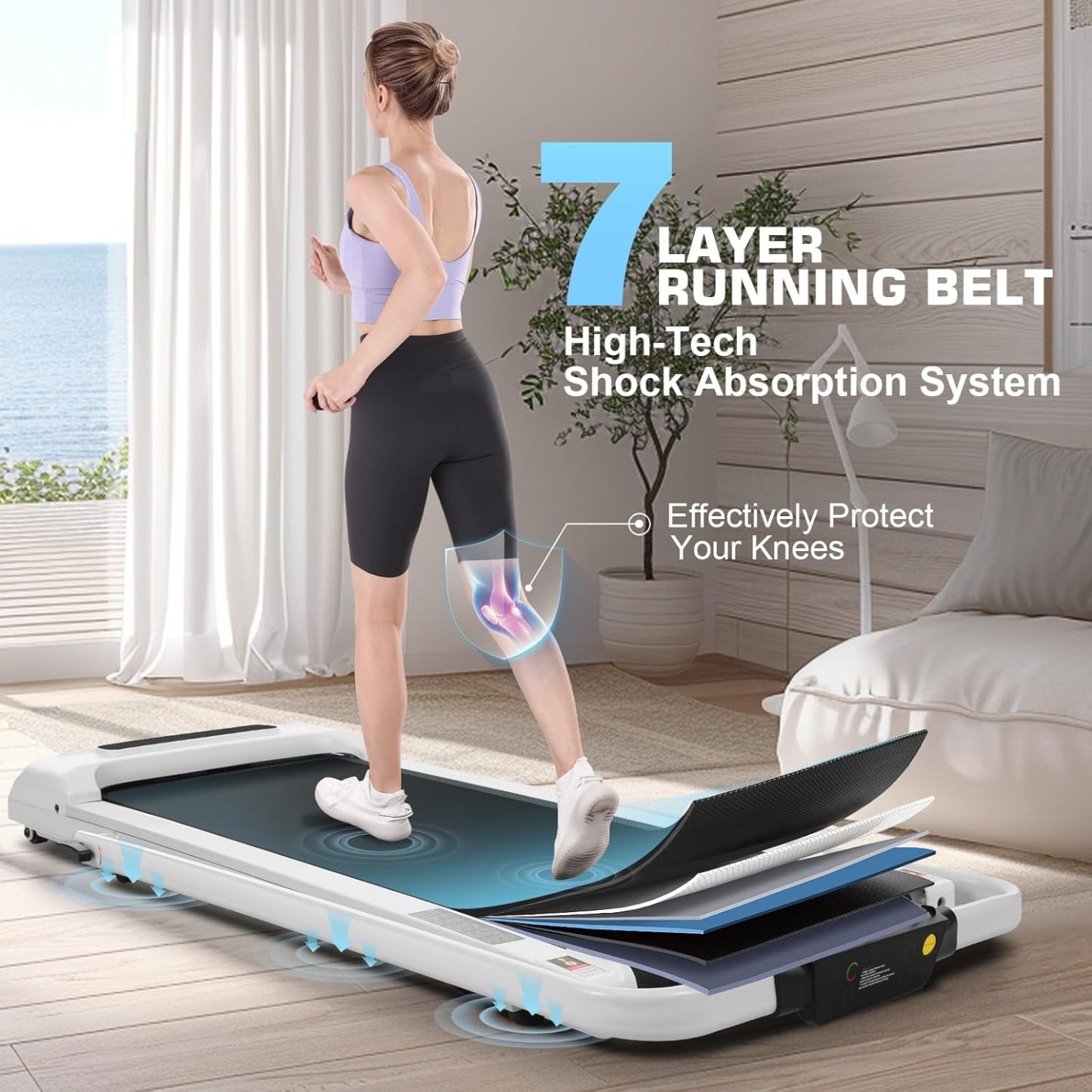 Ancheer Folding Treadmill with Incline