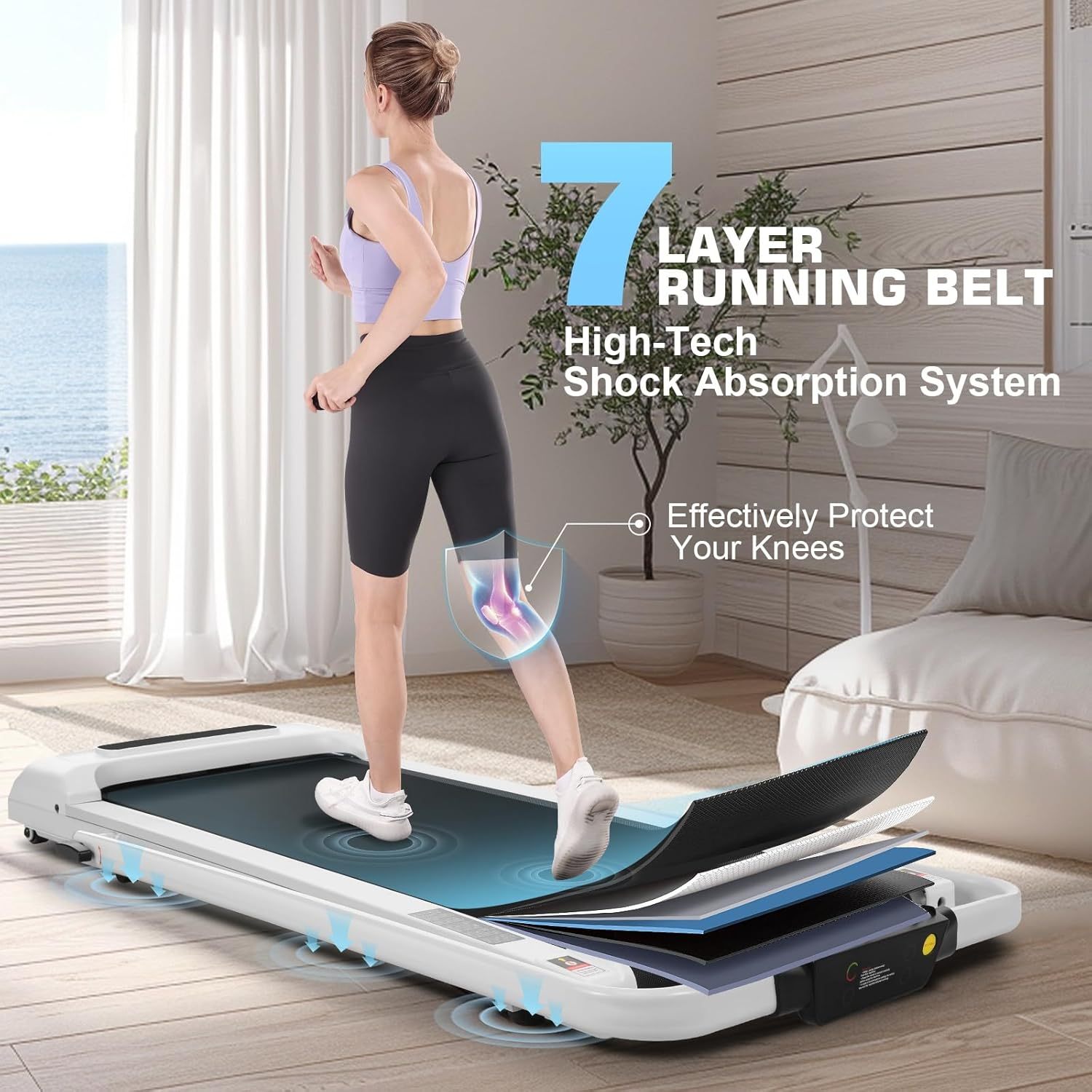 Ancheer Folding Treadmill with Incline
